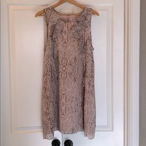 Snake print dress